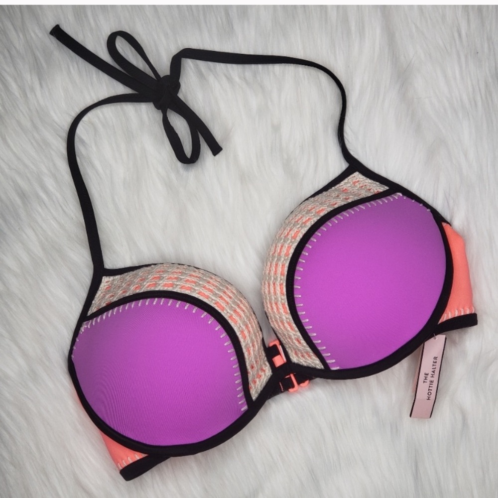 Victoria Secret crochet halter Bikini Top